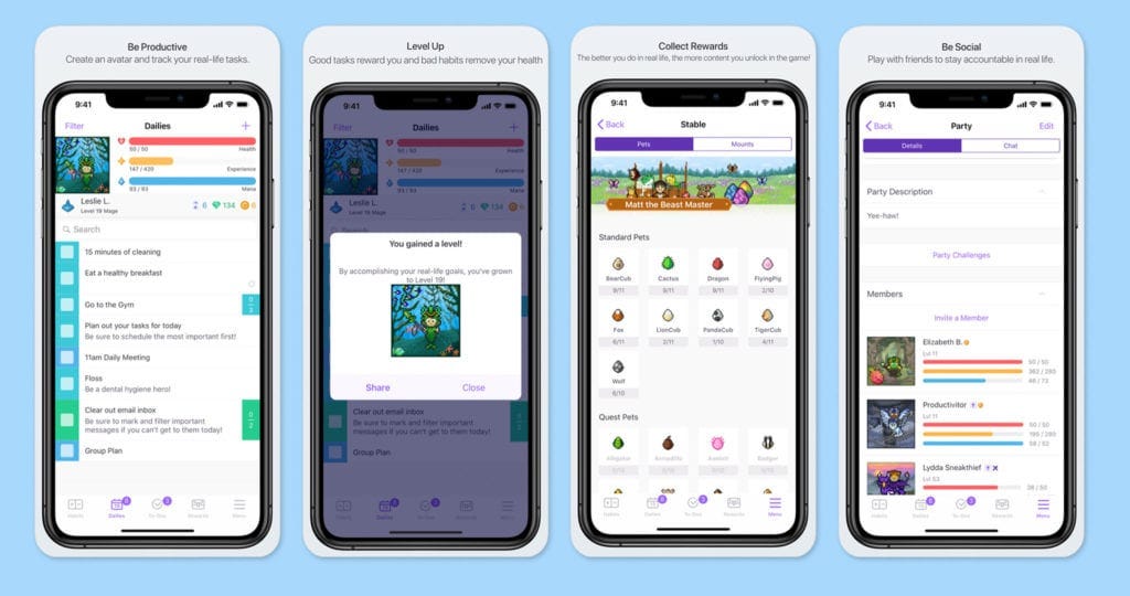 Habitica - One Mind PsyberGuide | A Mental Health App Guide
