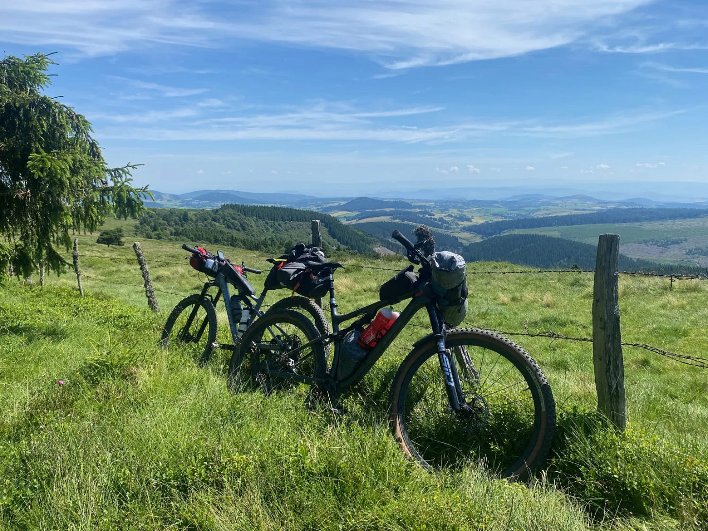 Vulcania bikepacking tour