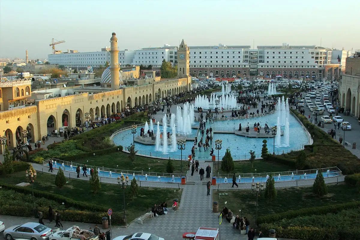 A view of the Citadel in Erbil, Iraq