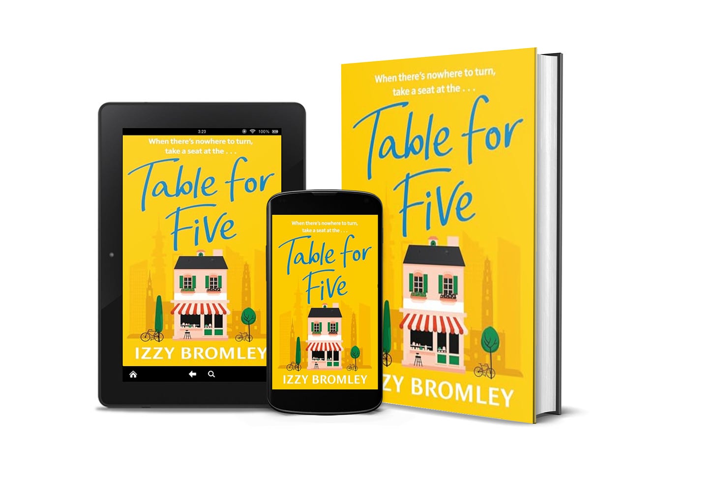 Image shows copies of Table for Five by Izzy Bromley