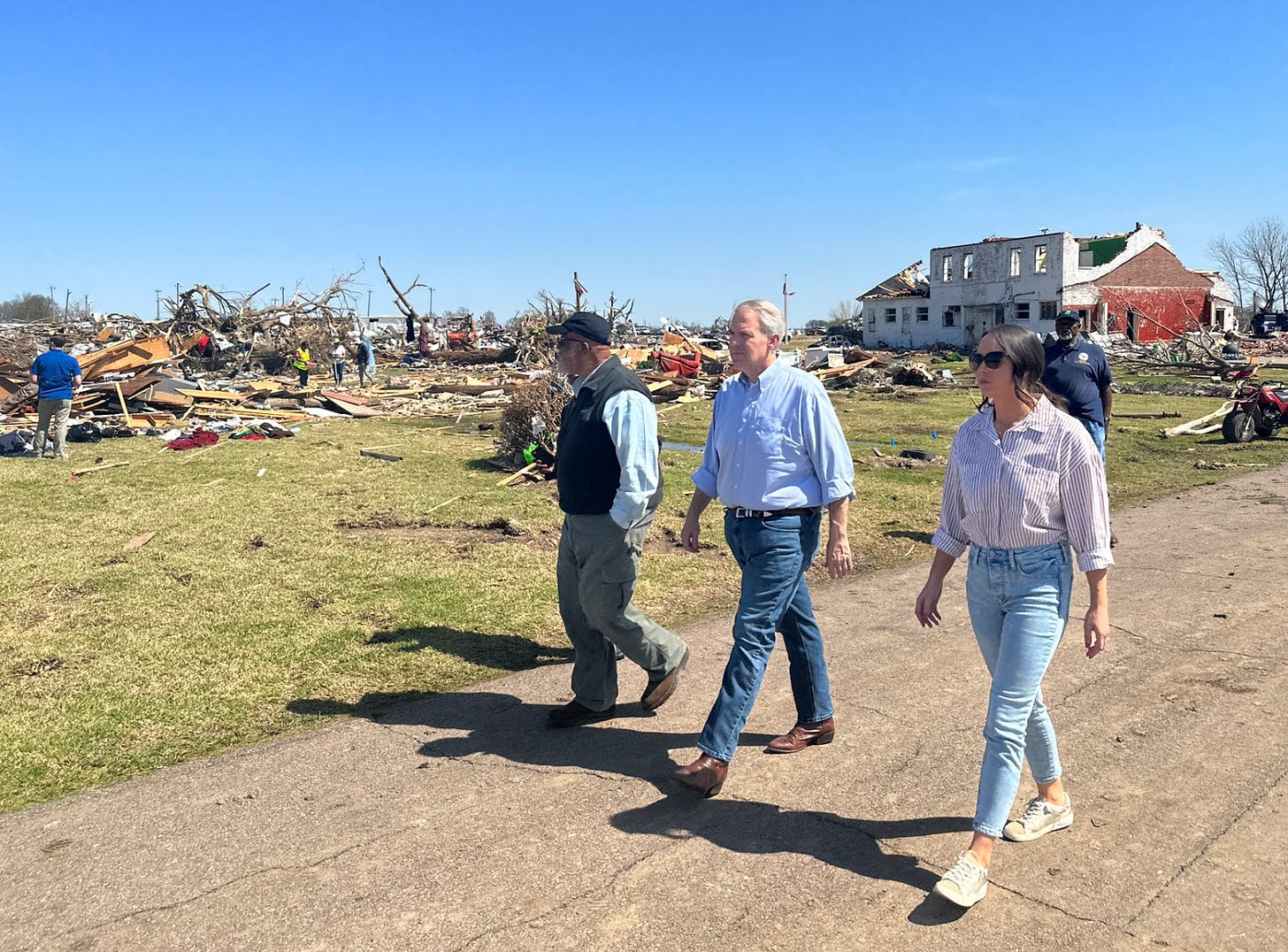 Brandon Presley tornado aftermath