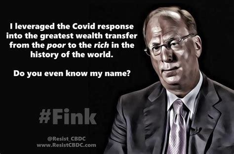 Resist CBDC on Twitter: "🟦 #Fink - This is the big $$ behind the WEF and #GreatReset - "you will ...