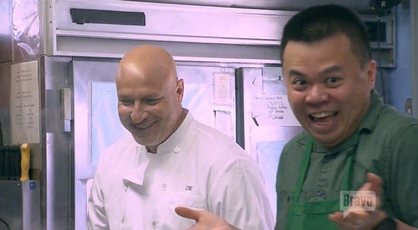 tom with mei brother in top chef boston 2015