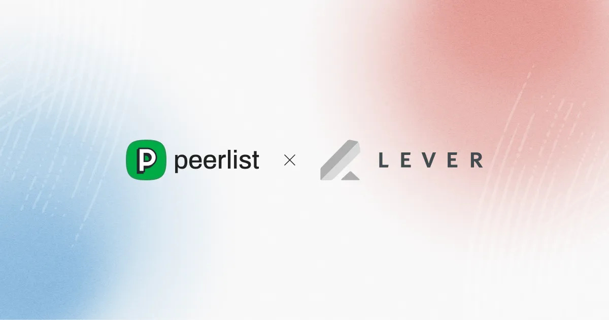 Peerlist Partners With Lever 🎉