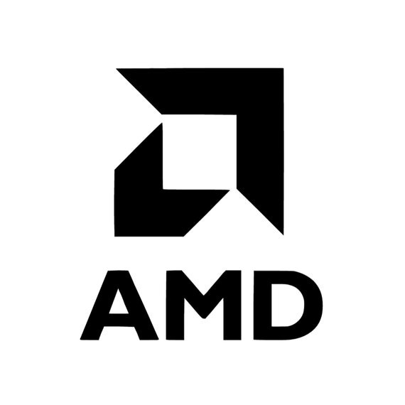 AMD Logo Vinyl AMD Logo Sticker AMD Decal - Etsy Portugal