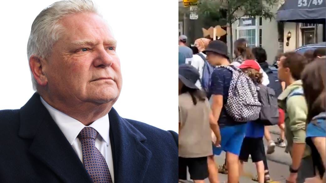 Disgraceful' school trip to Toronto protest needs to be investigated, Ford  says | Globalnews.ca