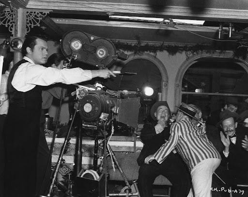 Orson Welles on set directing Citizen Kane, circa 1940 : r/movies