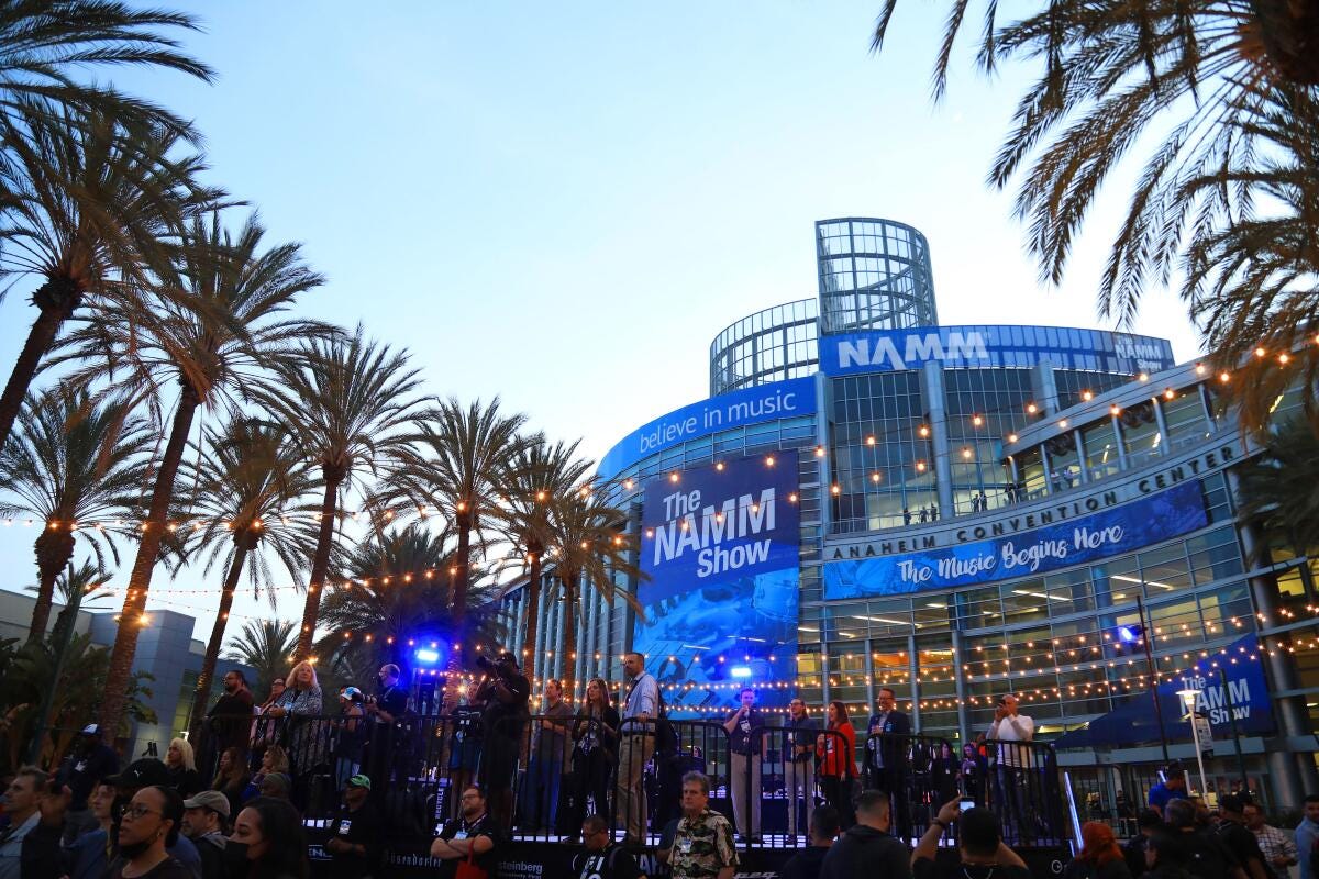 NAMM Show music instrument, equipment event returns to Anaheim - Los  Angeles Times