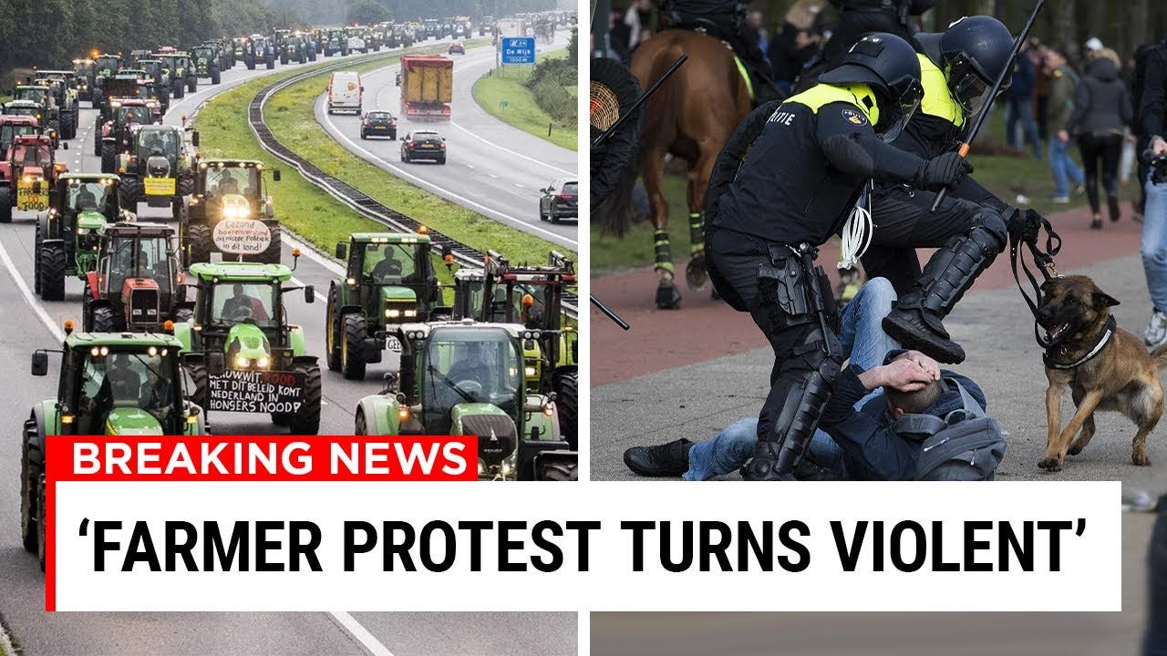 Farmers Are Causing CHAOS Throughout The Netherlands.. Here's Why