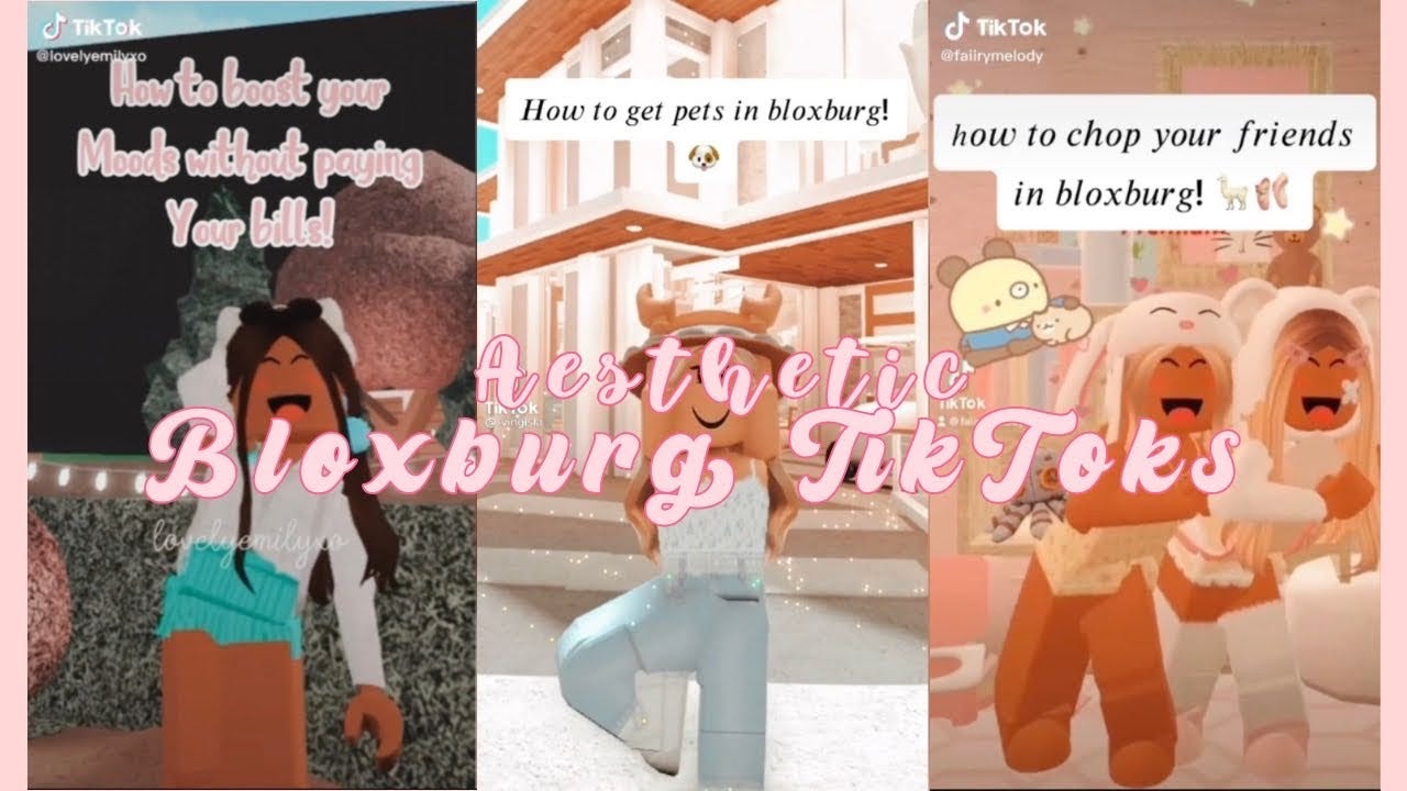 Aesthetic Bloxburg TikToks | Roblox Bloxburg | SakuraxRoblox