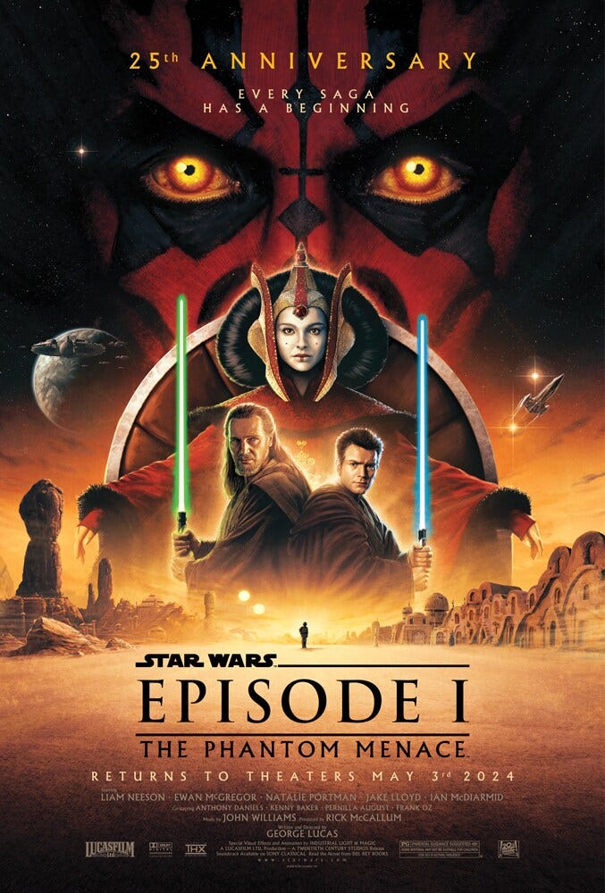 Star Wars: The Phantom Menace poster by Matt Ferguson