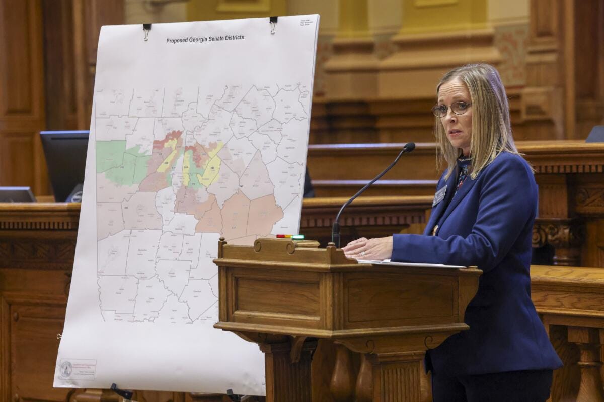 Republicans again target Democrat Lucy McBath in Georgia congressional map  that keeps 9-5 GOP edge - The San Diego Union-Tribune