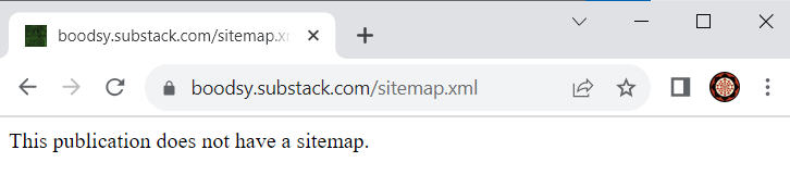 Sitemap.xml not found