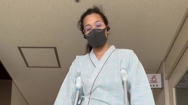 A California woman described how she snapped her hip bone in half after performing a popular gym trend
