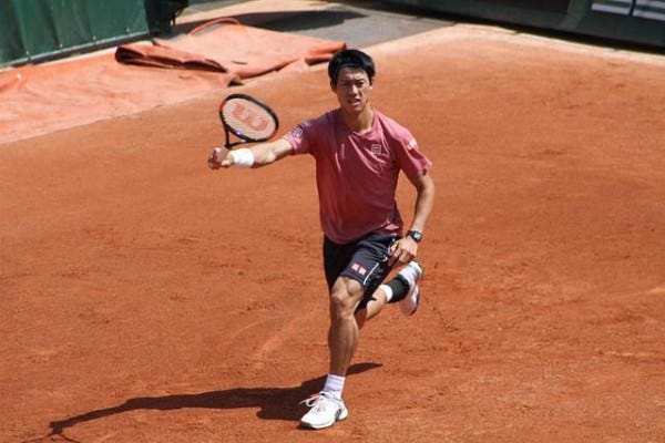 kei nishikori tennis run 2015 french open