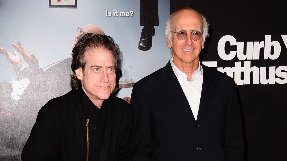 Richard Lewis Recalls First Time Meeting Larry David: 'He Was Cocky'