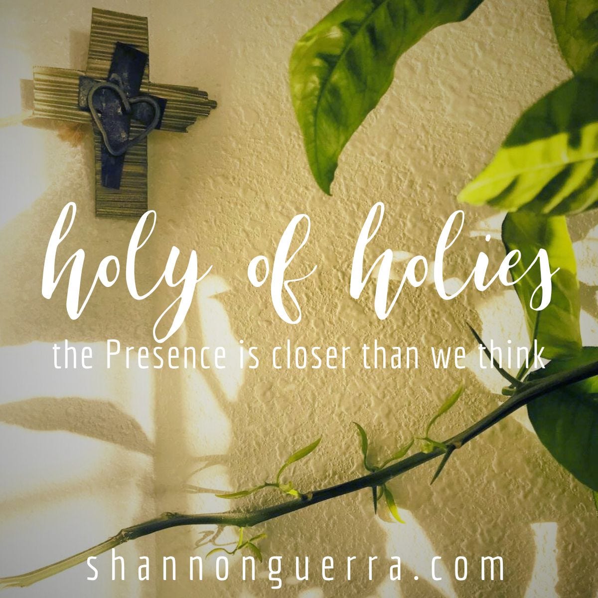 holy of holies: the Presence is closer than we think | Shannon Guerra