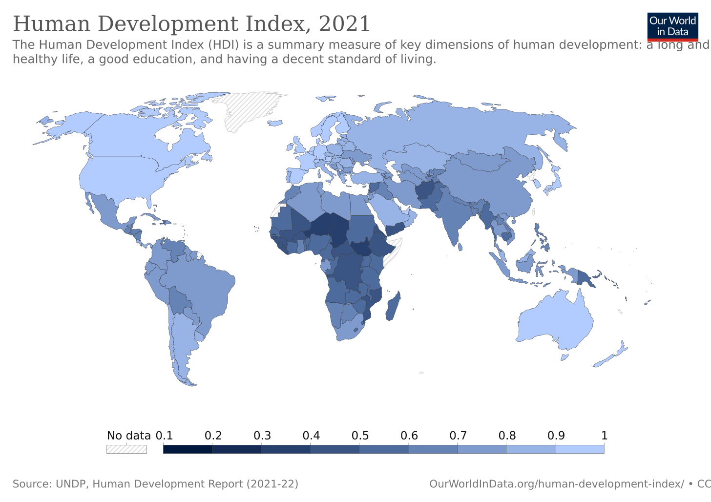 Human Development Index (HDI) - Our World in Data