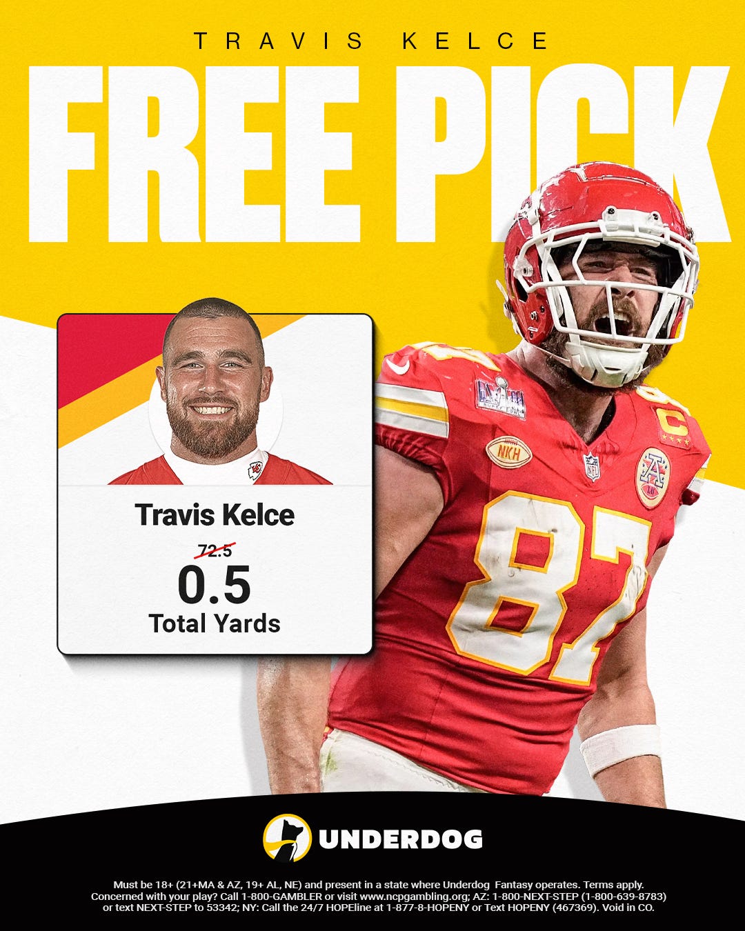 Travis Kelce Free Pick