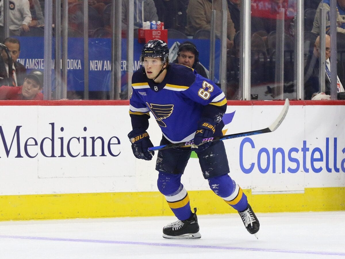 Jake Neighbours St. Louis Blues