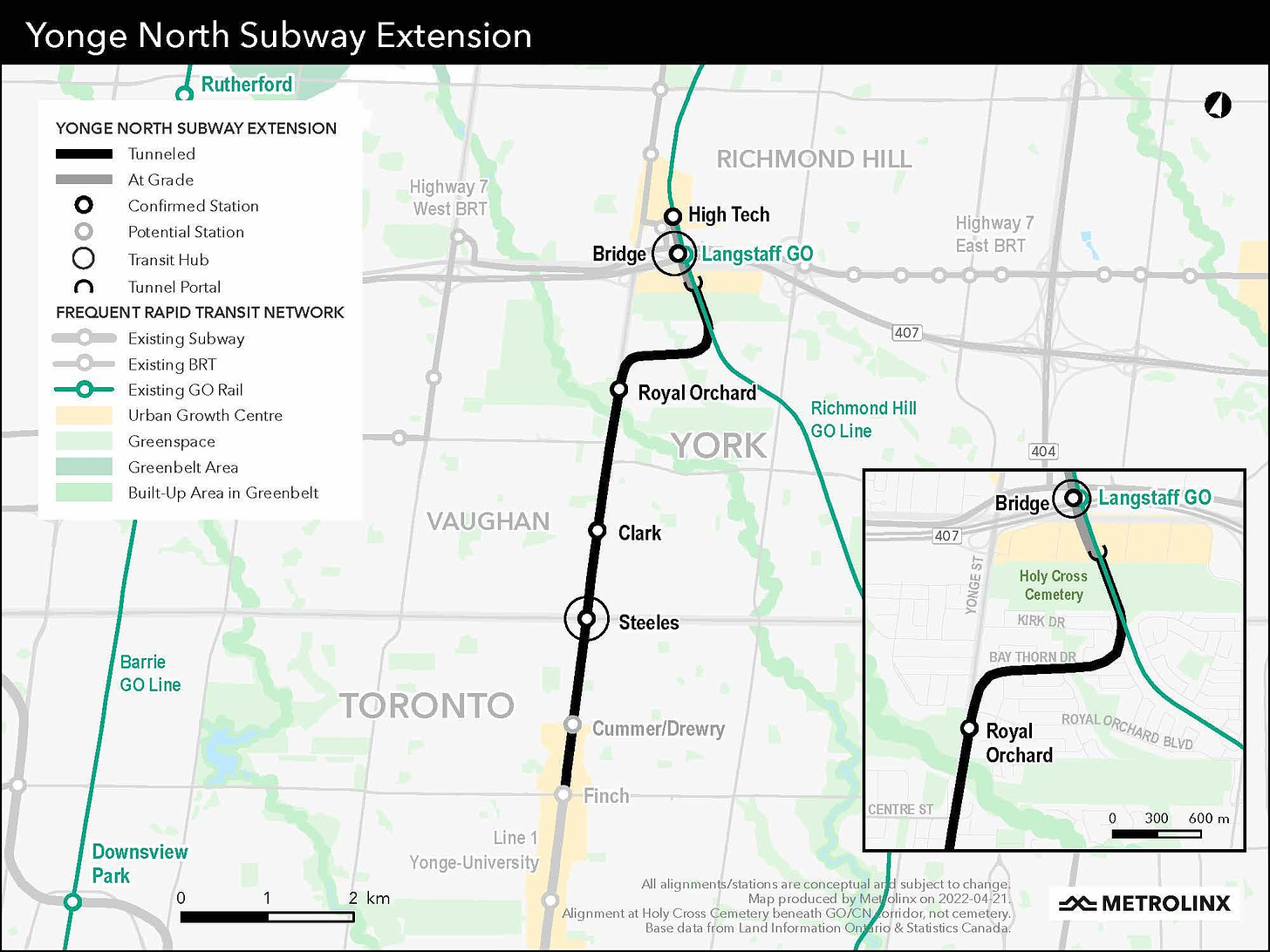 Highway 407 corridor are moving forward. Metrolinx is working with partners to determine which po...