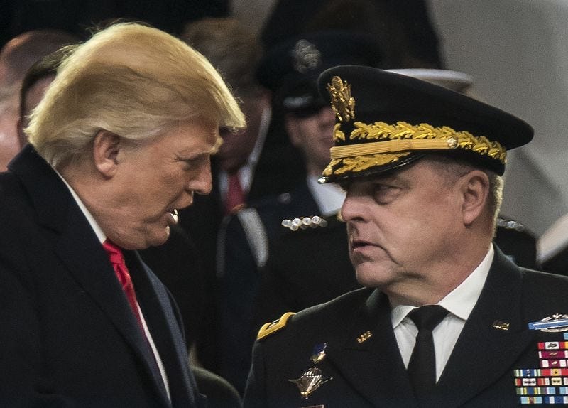 File:Donald Trump, Mark Milley, Mike Pence at Inaugural parade 01-20-17 cropped.jpg