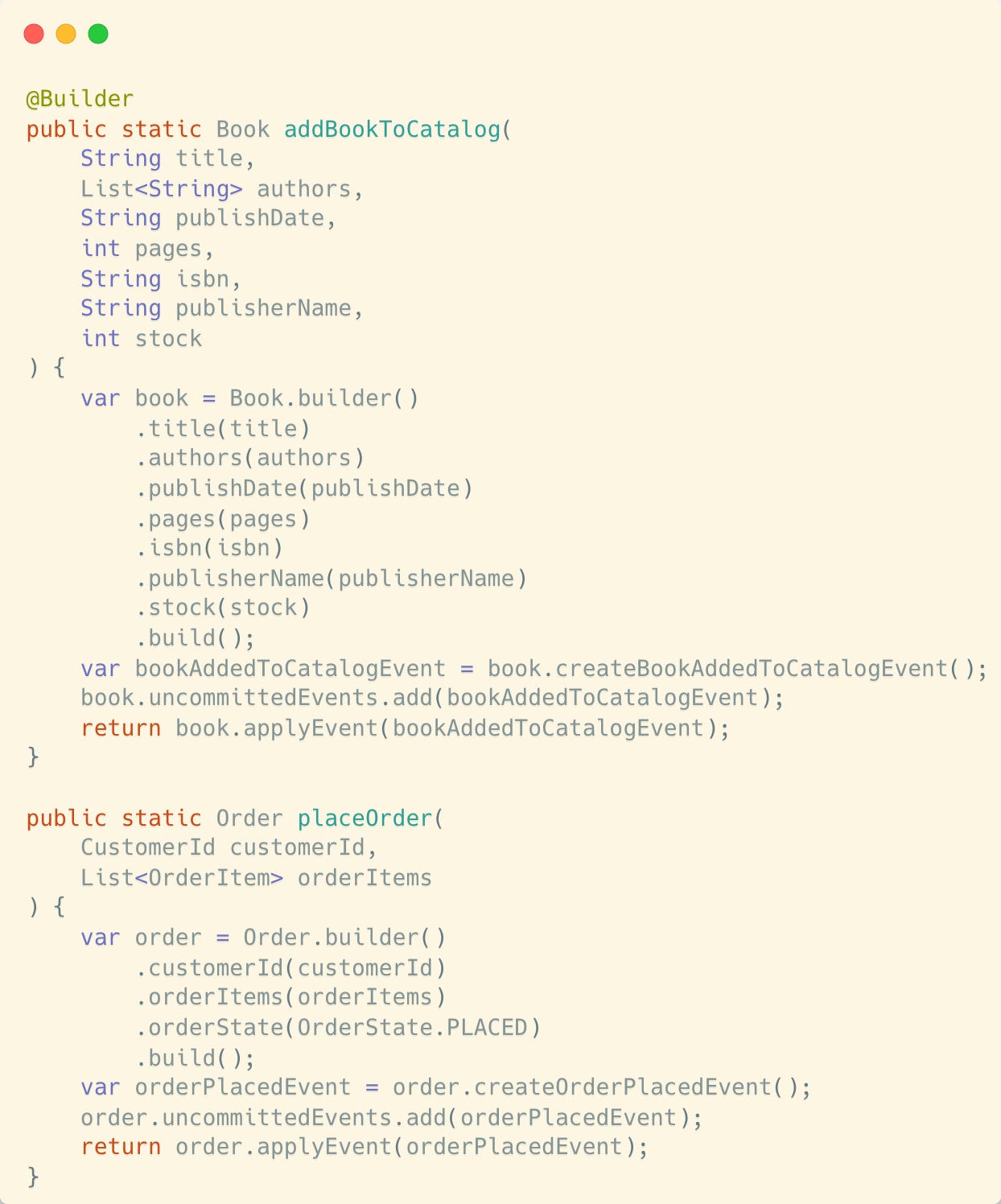 Aggregate Methods