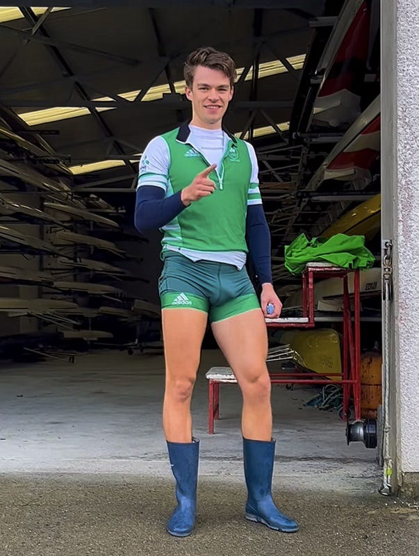Irský veslař Fintan McCarthy