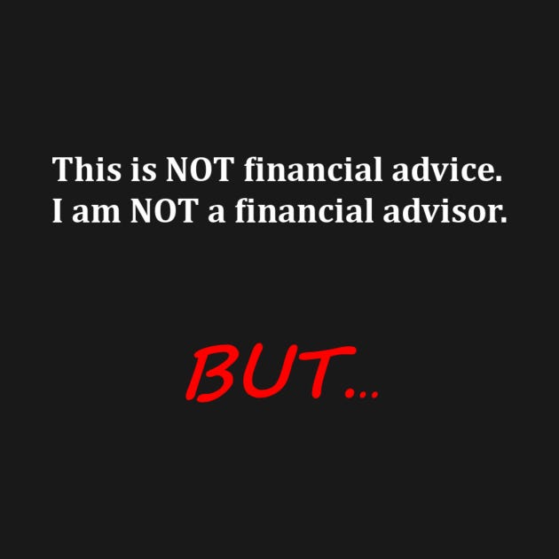 This is NOT financial advice. - Finance - Body Bébé | TeePublic FR