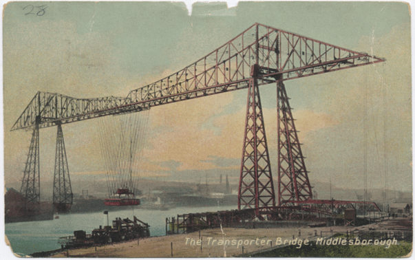 1911: The Tees Transporter Bridge opens - Port Of Middlesbrough