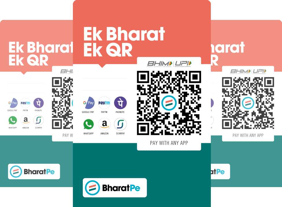 BharatPe | One QR Code for All Payment Apps | Zero Charges |No Limit