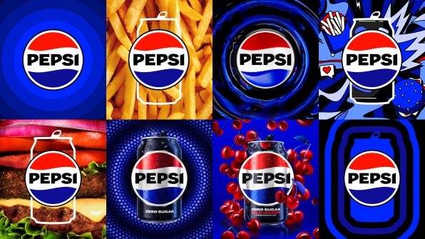 The new Pepsi logo: Pepsi gets its first rebrand since 2008