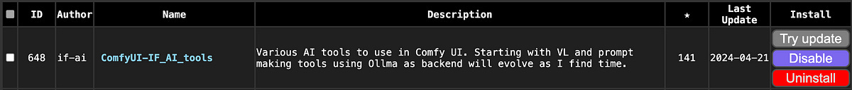 Install ComfyUI-IF_AI_tools