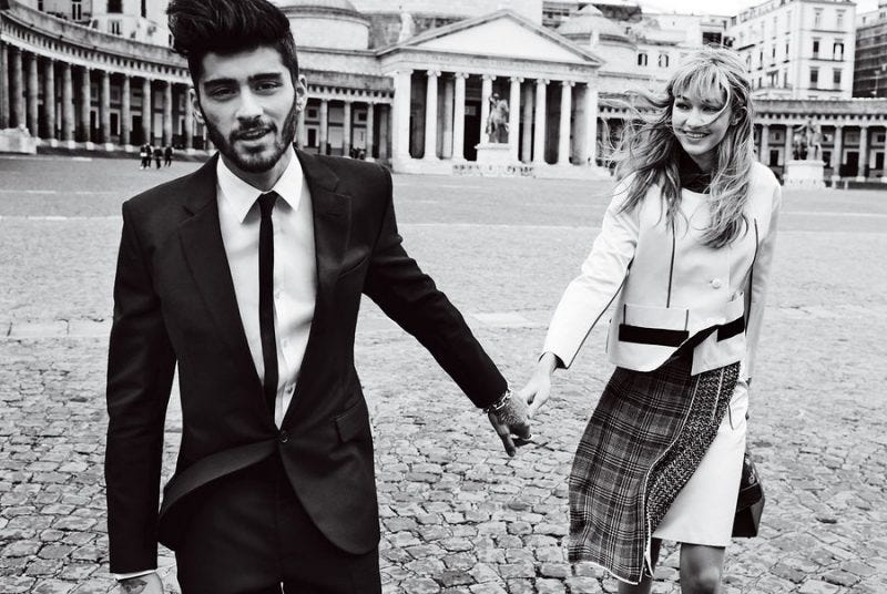 zayn malik gigi hadid let no distance separate them 2016 gossip