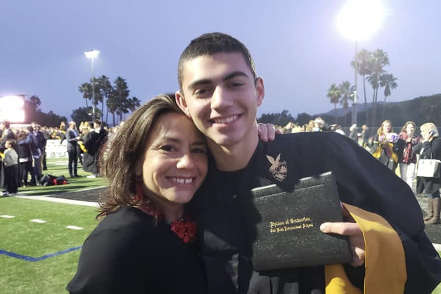 Halelly & Guy at his graduation