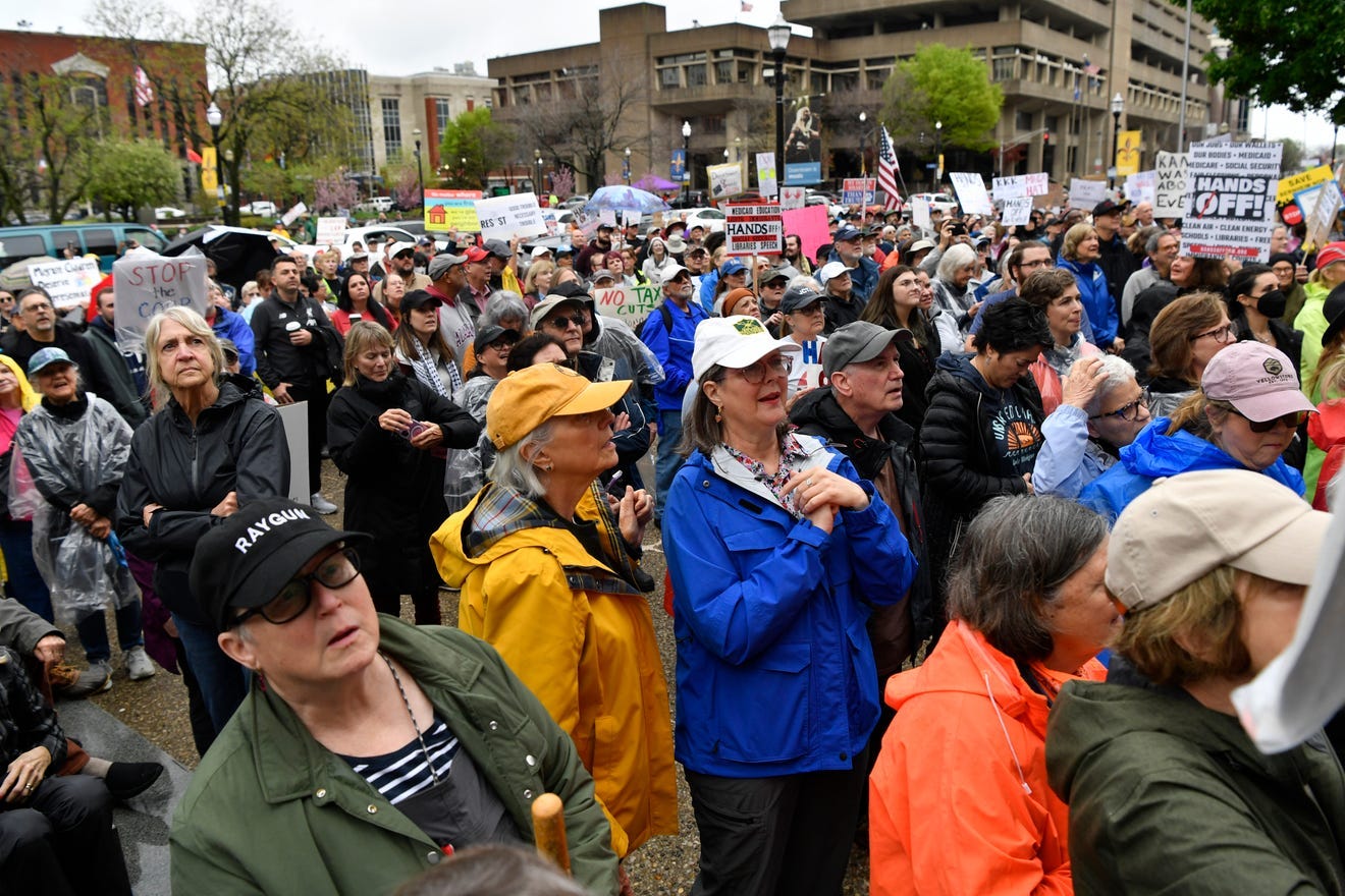 'Hands Off' rally in Portsmouth: photos