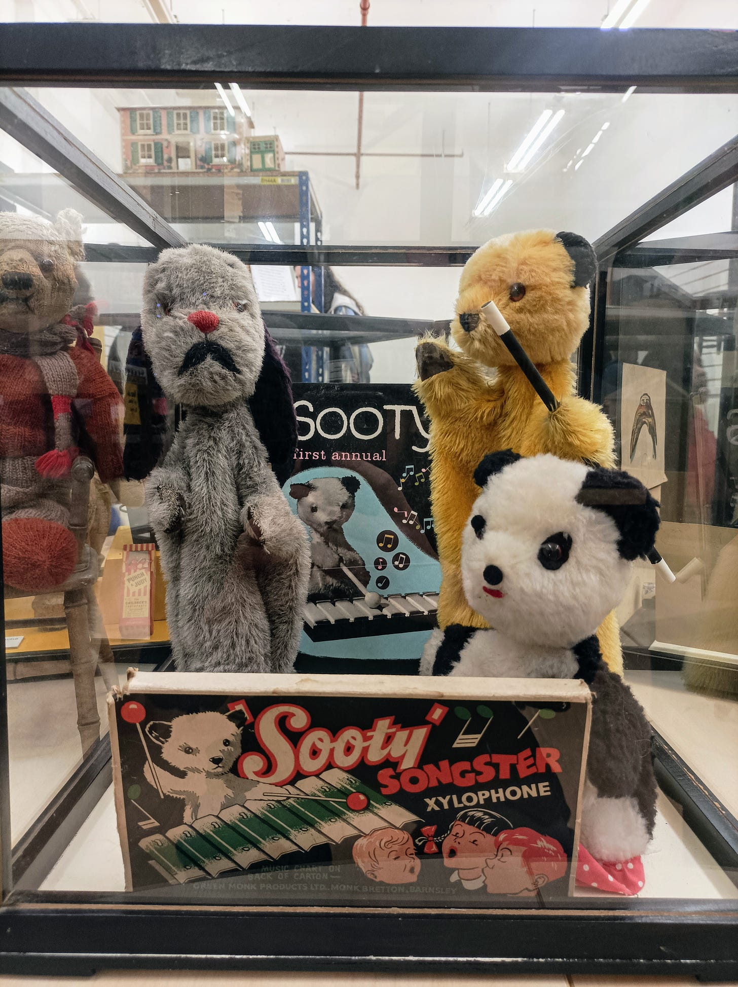 Sooty, Sweep and Soo puppets