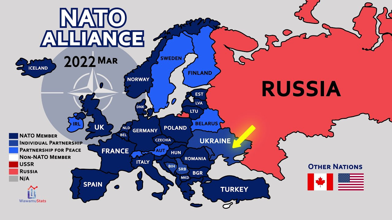 The Expansion of NATO Since 1949 - YouTube