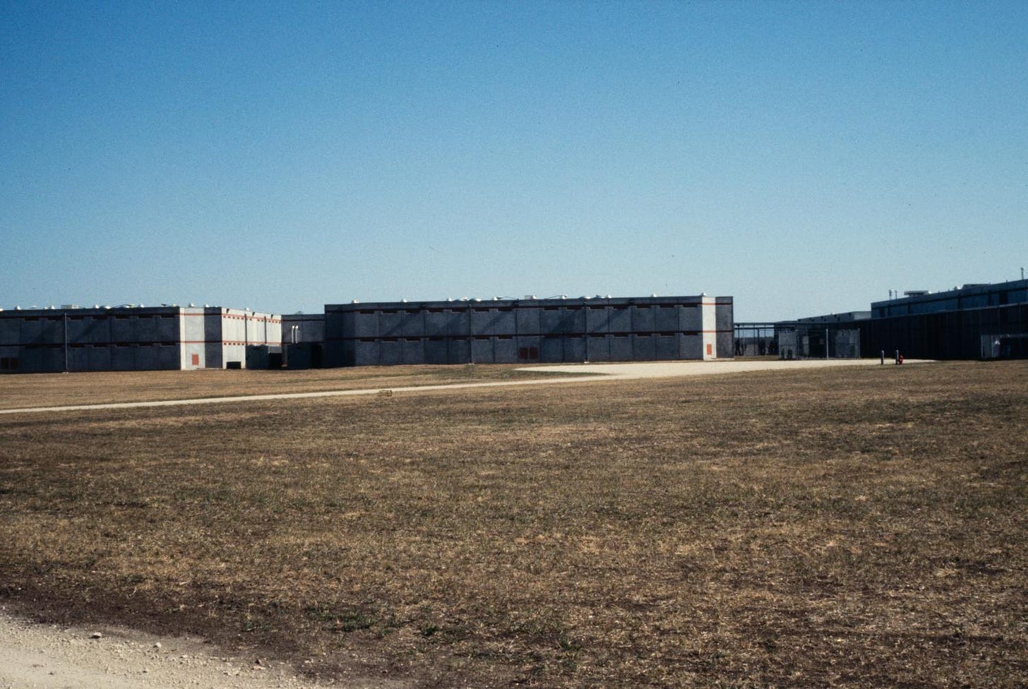 large representation of [French Robertson Maximum Prison Tour - Outside Area]. Side 1 of 1