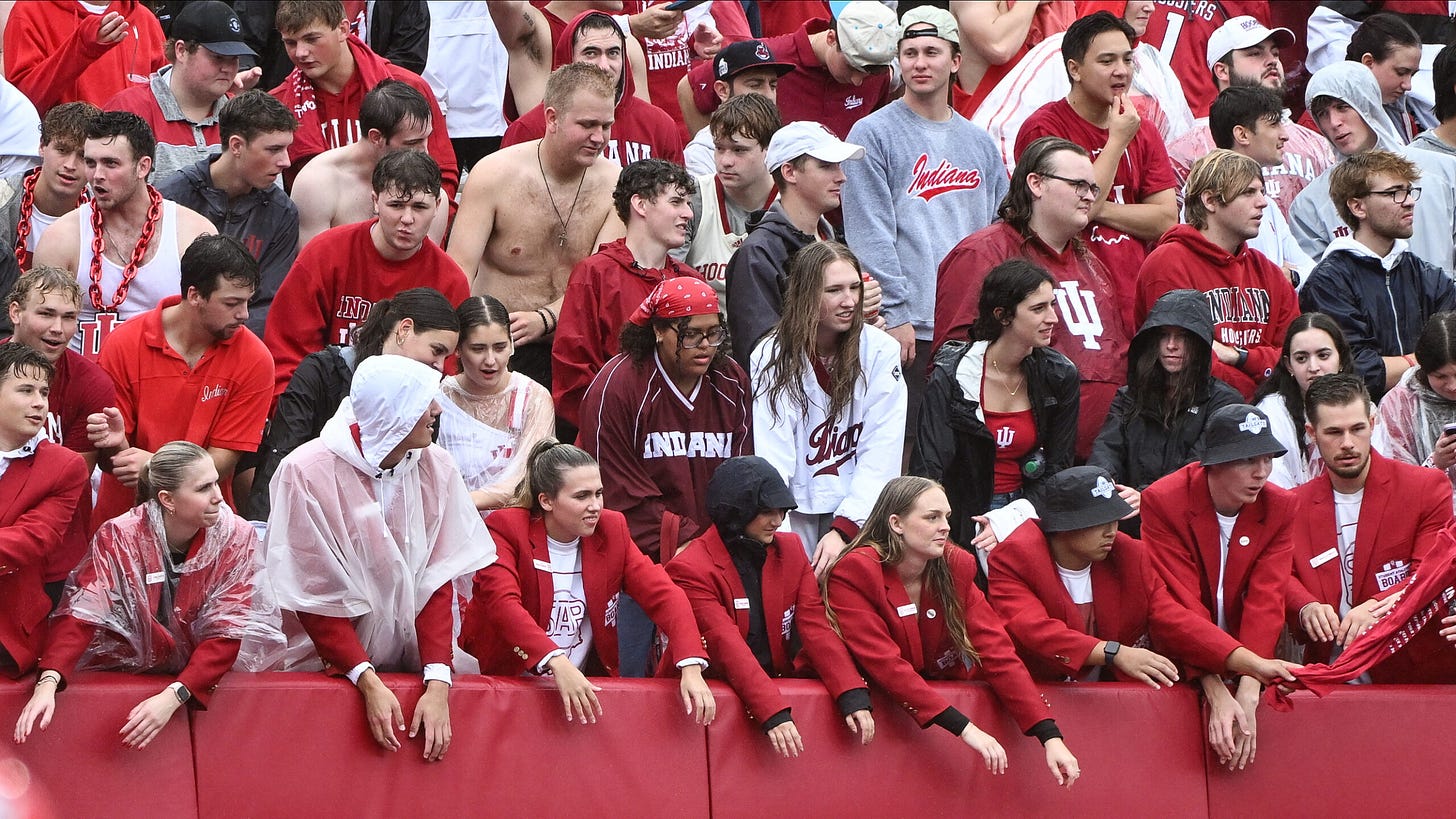 IU football coaches, players 'could feel the fans out there' in Saturday's  win