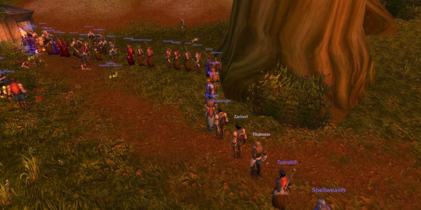 World of Warcraft Classic Players Are Patiently Waiting in Line for Mob  Spawns