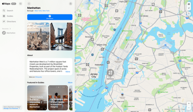 Apple Maps on the web beta