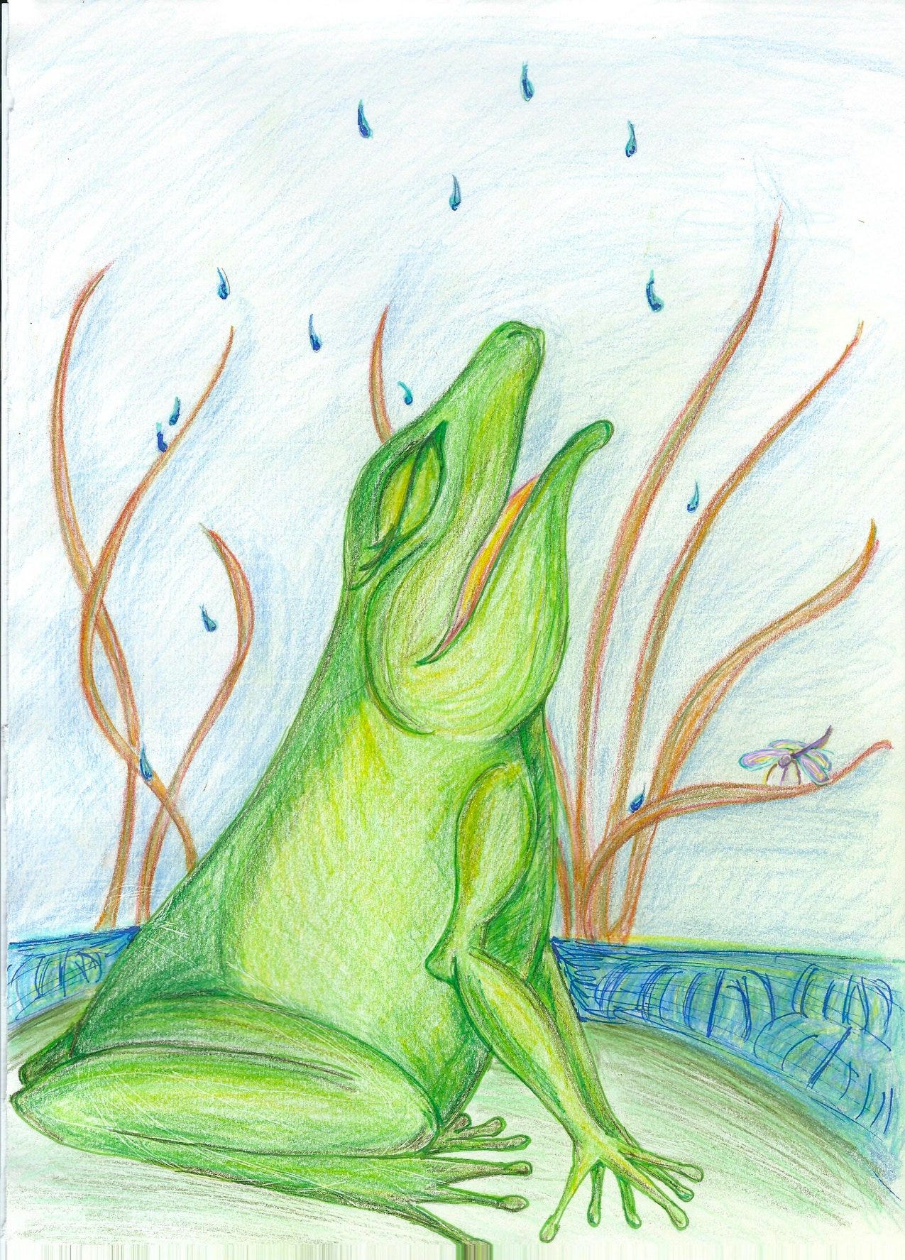 Frog created by Lora Keddie