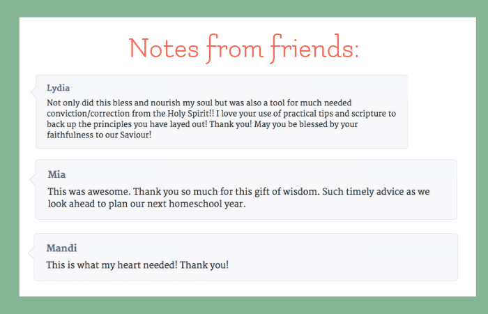 testimony from Everyday Graces community - this is what my heart needed! Thank You! 