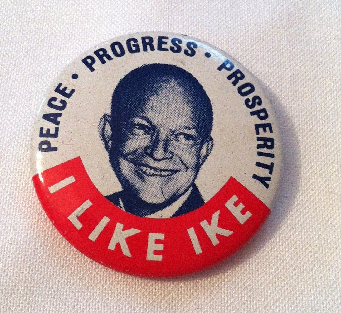 Vintage Political Button I Like Ike