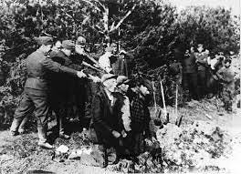 Einsatzgruppen or their auxiliaries - Kovno 1942 - PICRYL - Public Domain  Media Search Engine Public Domain Search