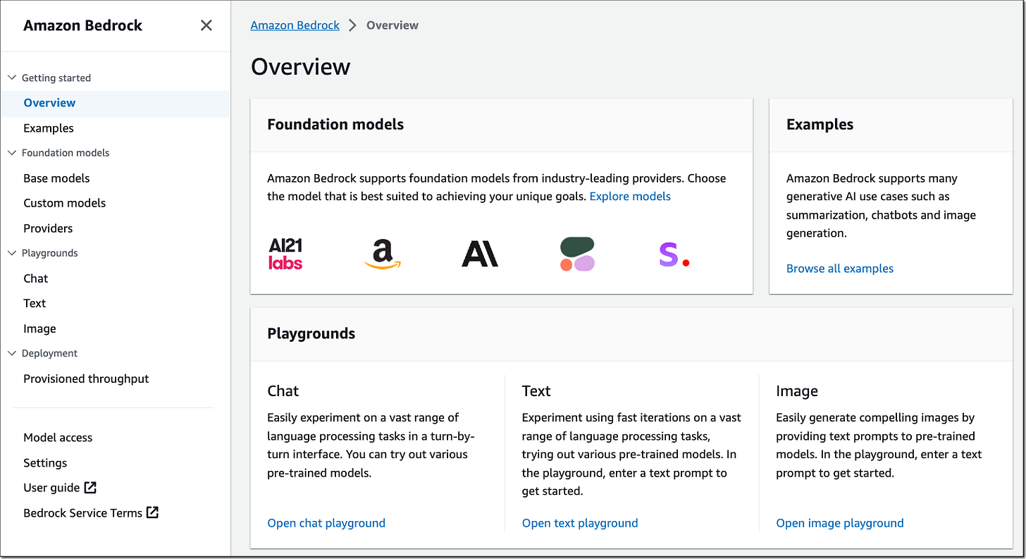 Amazon Bedrock Is Now Generally Available – Build and Scale Generative AI  Applications with Foundation Models | AWS News Blog