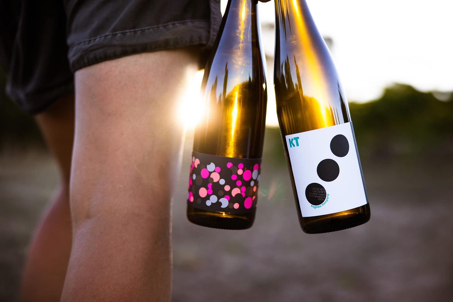 Two bottles of Wines by KT Riesling