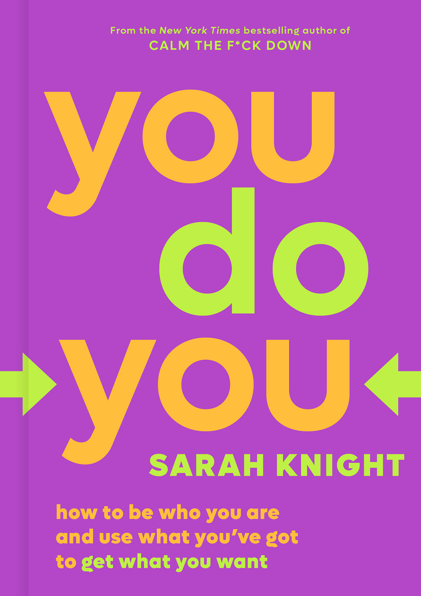 The cover of YOU DO YOU, which is bright purple with neon green and orange type