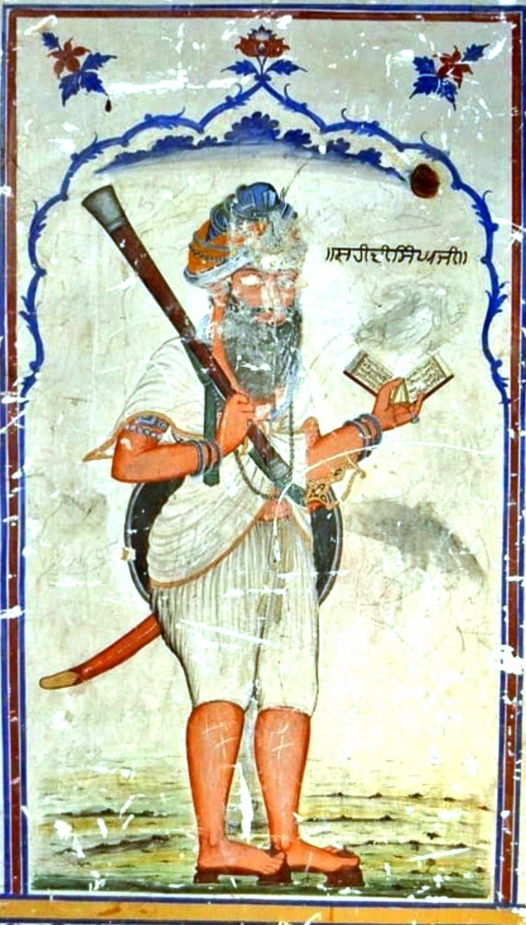 File:Fresco of a Taksali Sikh holding a gutka manuscript.jpg - Wikipedia